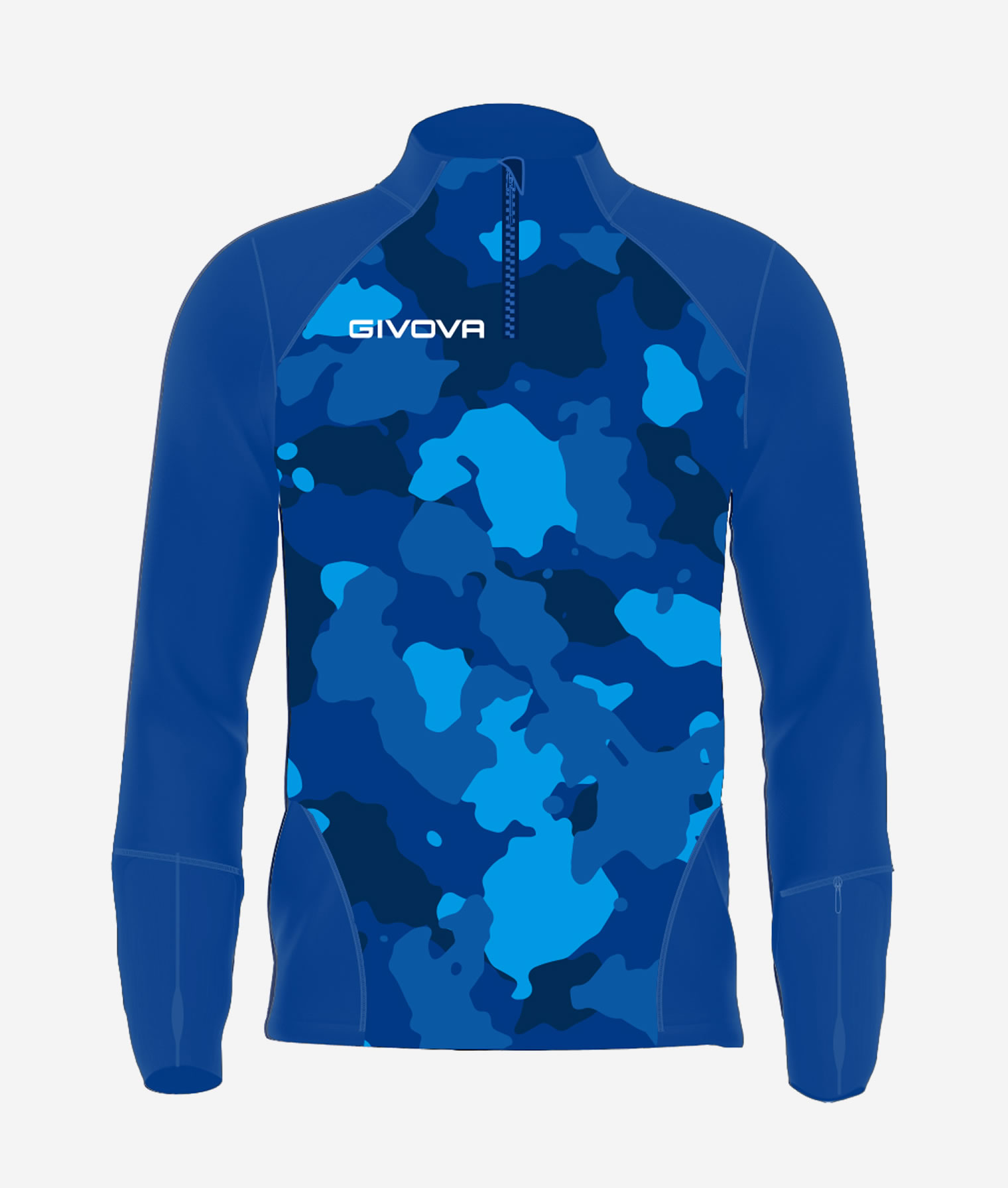 MAGLIA TECNICA HALF ZIP ARMY