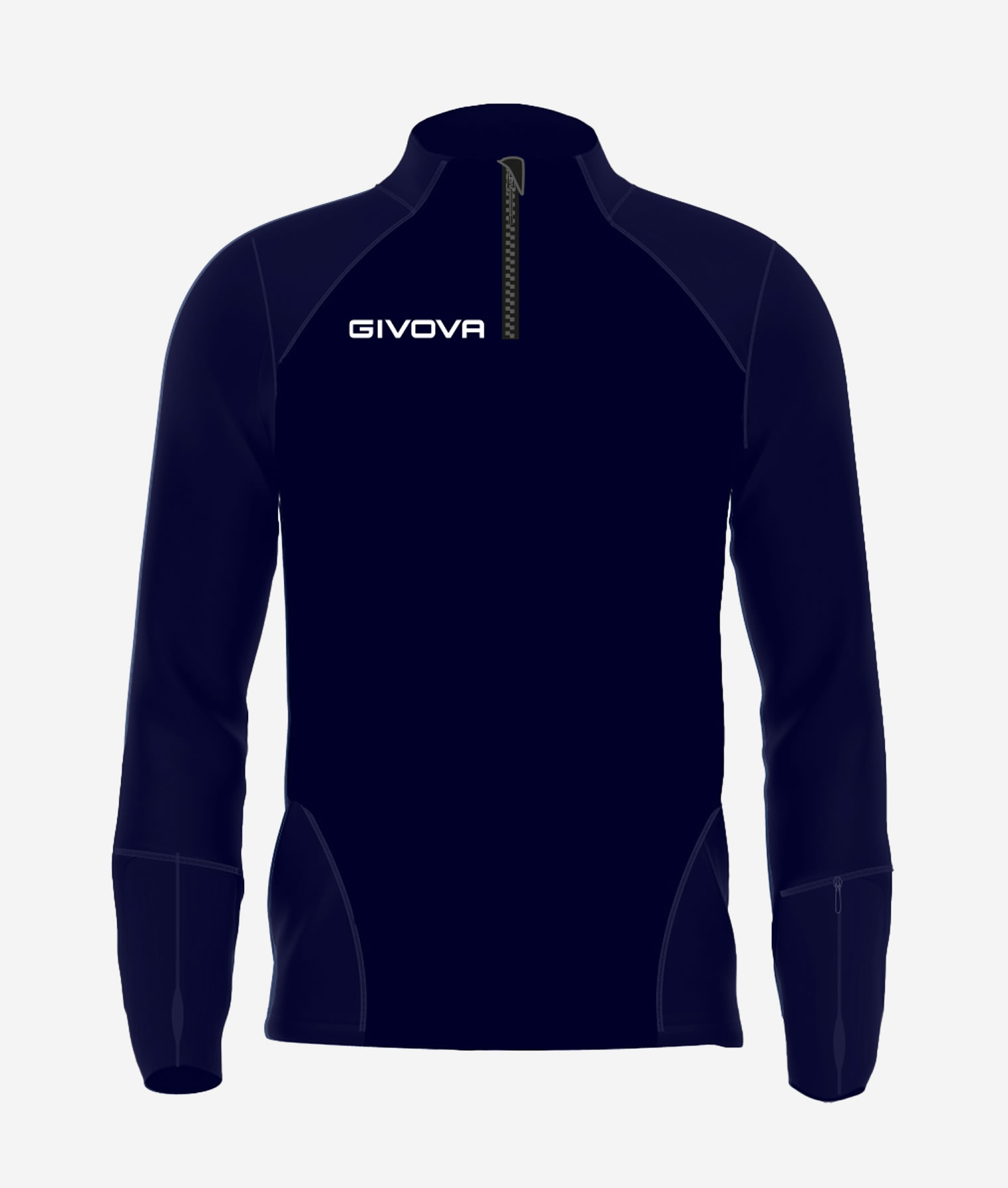 MAGLIA TECNICA HALF ZIP ARMY - immagine 4