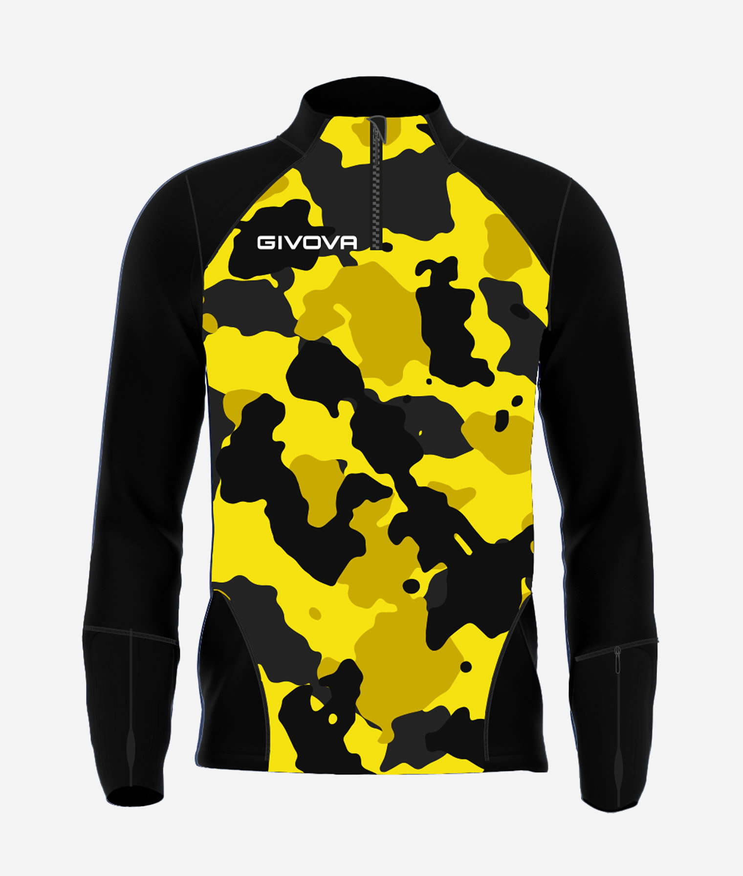 MAGLIA TECNICA HALF ZIP ARMY - immagine 5