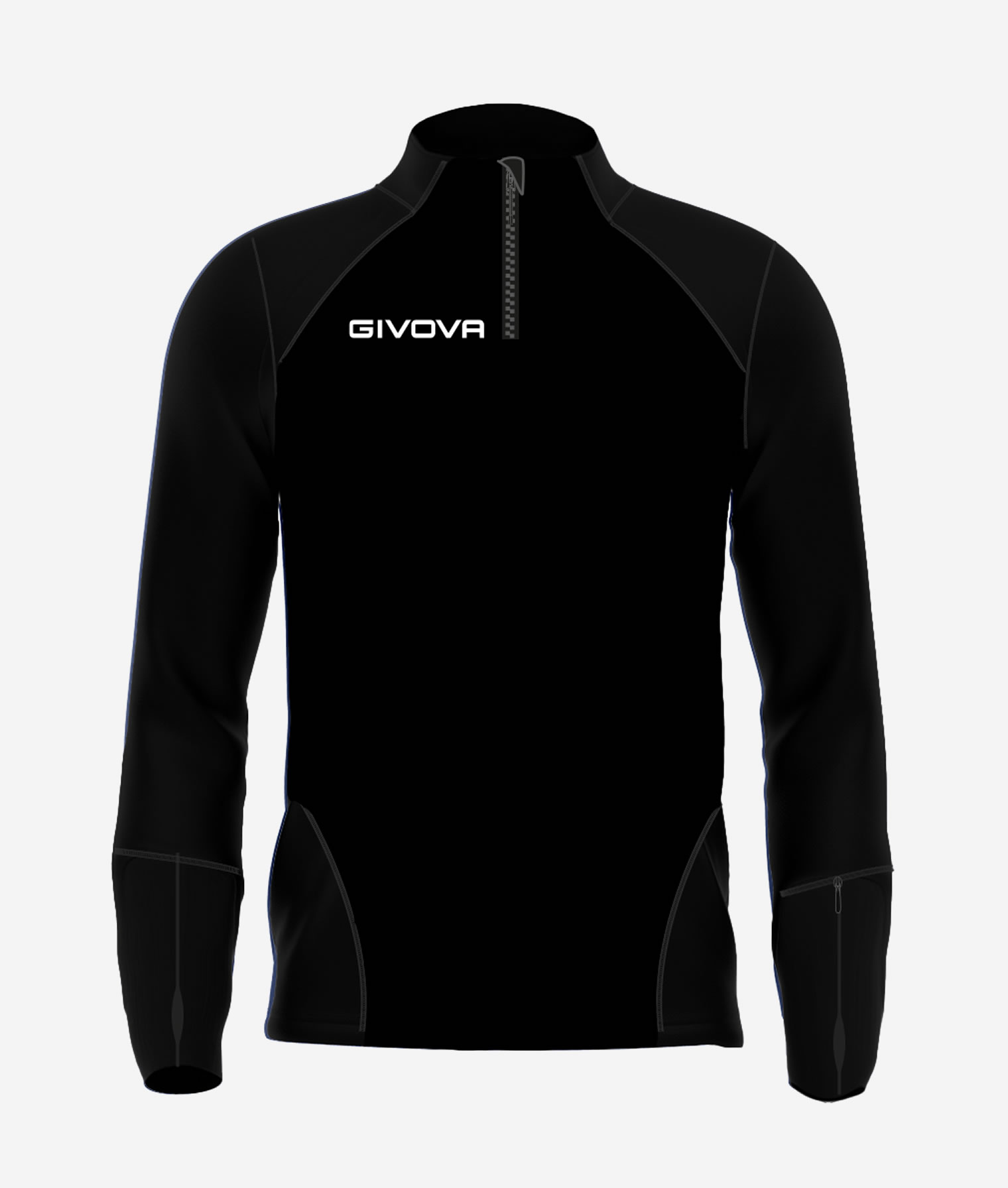 MAGLIA TECNICA HALF ZIP ARMY - immagine 6