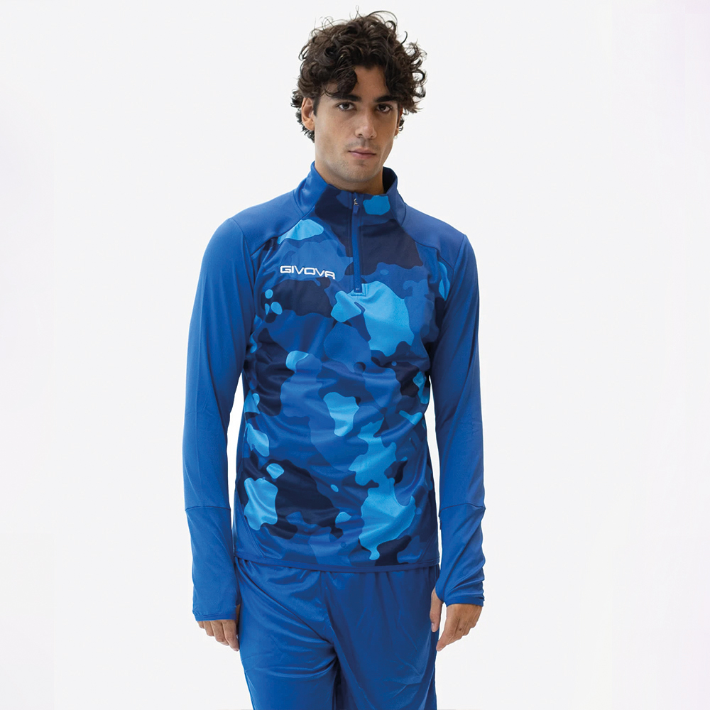 MAGLIA TECNICA HALF ZIP ARMY - immagine 5